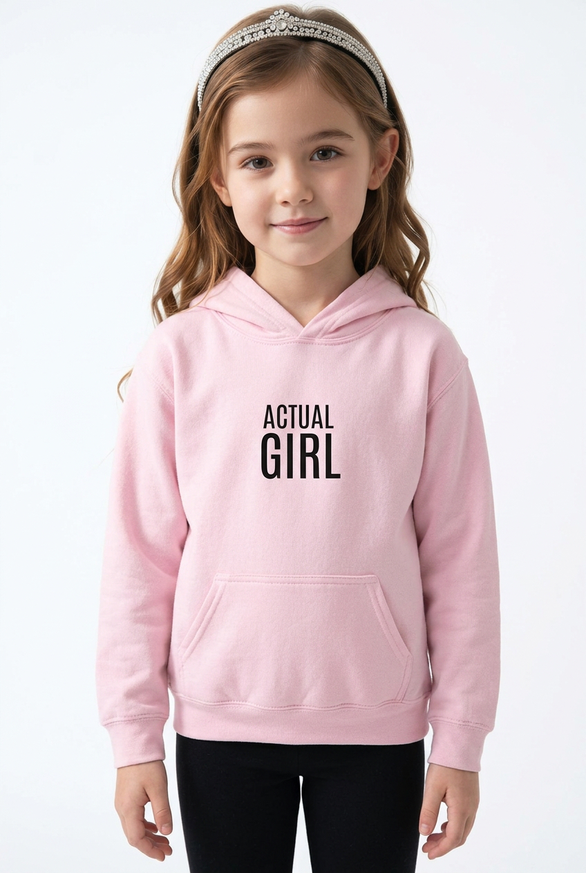 "Signature" Actual Girl Hoodie - for Girls – Image 1