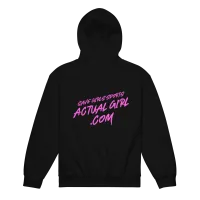 "Save the Girl Save the World" Actual Girl Hoodie - for Girls – Image 4