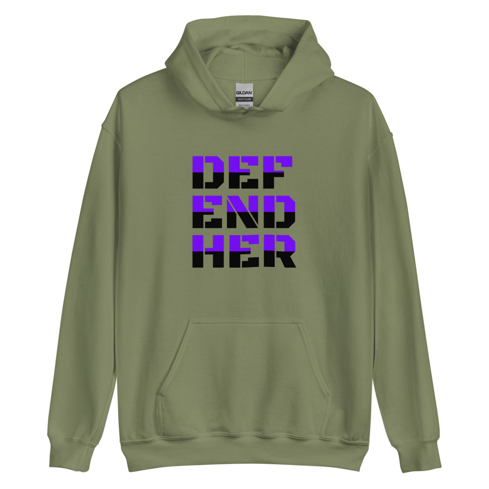 "DefendHer" Actual Girl Hoodie - for Men – Image 2