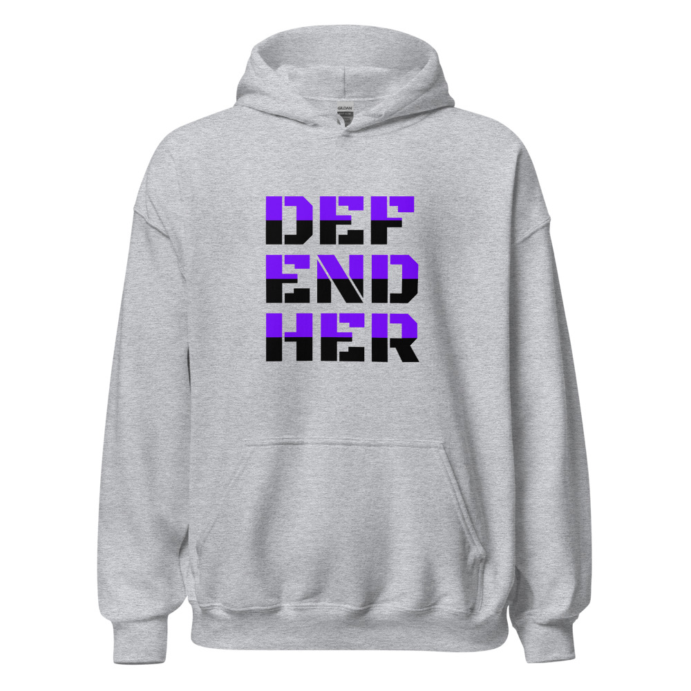 "DefendHer" Actual Girl Hoodie - for Men – Image 4