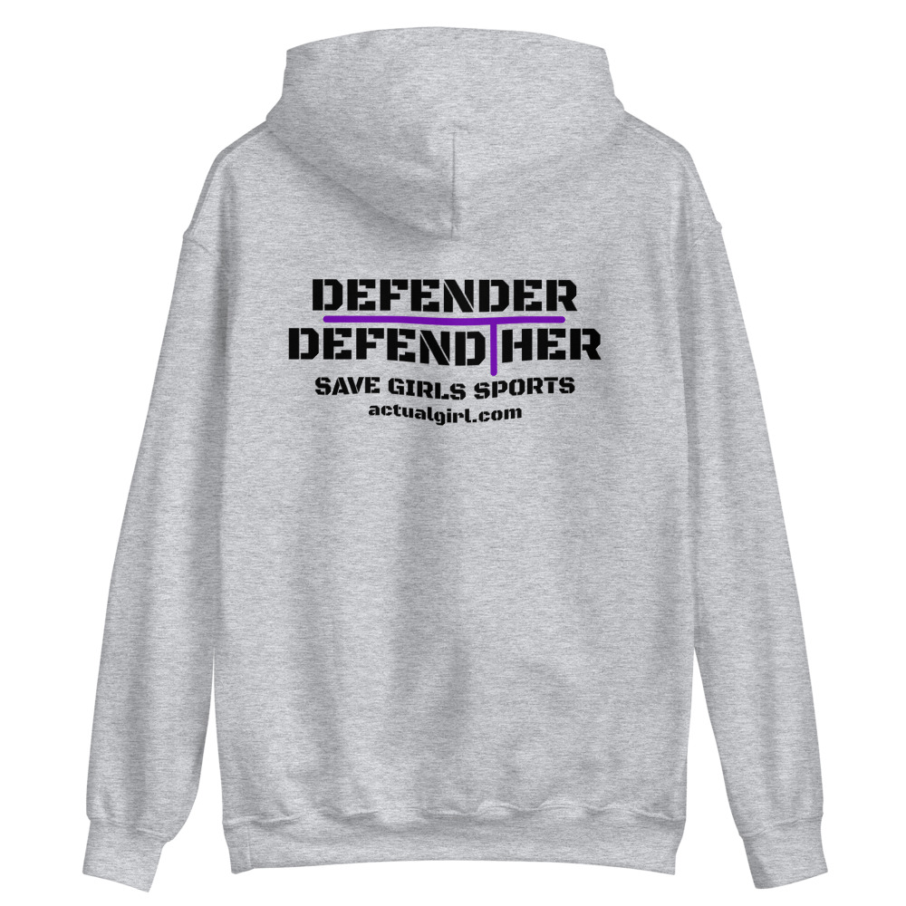 "DefendHer" Actual Girl Hoodie - for Men – Image 5