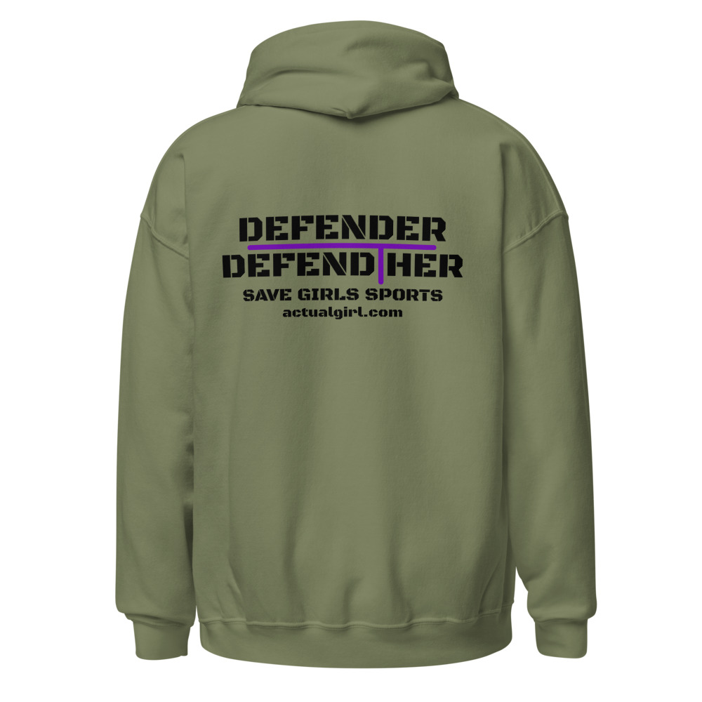 "DefendHer" Actual Girl Hoodie - for Men – Image 3