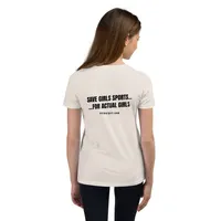 "ACTUAL GIRLS MATTER" Actual Girl T-shirt - for Girls – Image 16
