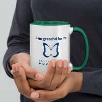 Gratitude Coffee Mug with Color Inside – Image 4