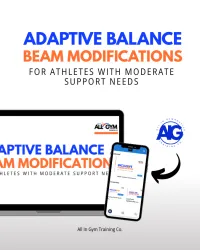 Adaptive Balance Beam Modifications for Athletes with Moderate Support Needs – Image 1