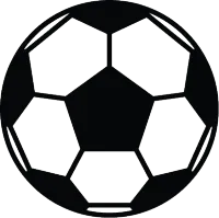 Soccer Ball (Just The Cap) – Magnetic Only - 1 inch, Hot Pink