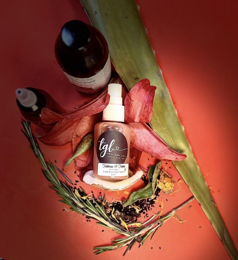 Hibiscus & Honey  Anti - itch Scalp Soothing Tisane & Serum – Image 4
