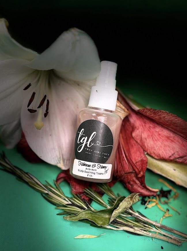 Hibiscus & Honey  Anti - itch Scalp Soothing Tisane & Serum – Image 13