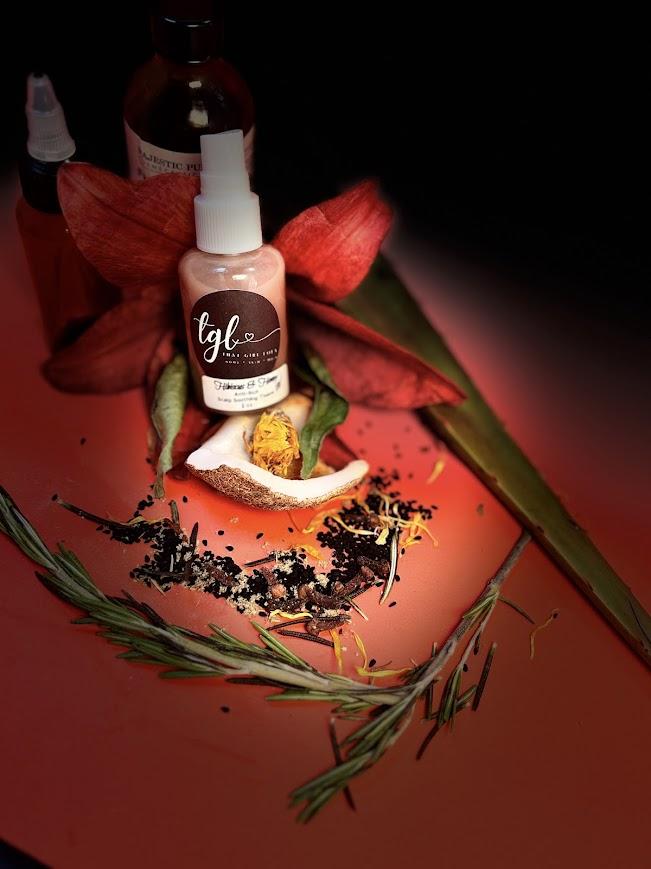 Hibiscus & Honey  Anti - itch Scalp Soothing Tisane & Serum – Image 6
