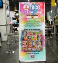 Splatter Retractable Banner Canva Template – Image 3