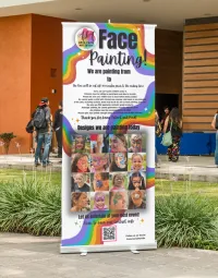 Rainbow Retractable Banner Canva Template – Image 3