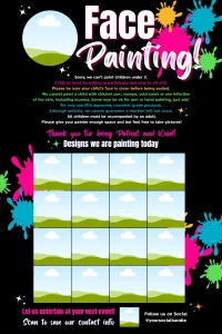Paint Splatter 24"x36" Poster Canva Template – Image 1