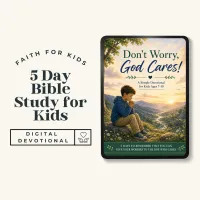Don't Worry, God Cares! A Simple Devotional for Kids Ages 7–10 – Image 1