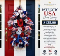 PATRIOTIC USA Door Swag – Image 2