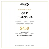 60-Hour Pre-License — EVENING (Aug 24) — $450 Mon–Thu, 5:30 PM – 9:15 PM – Image 1