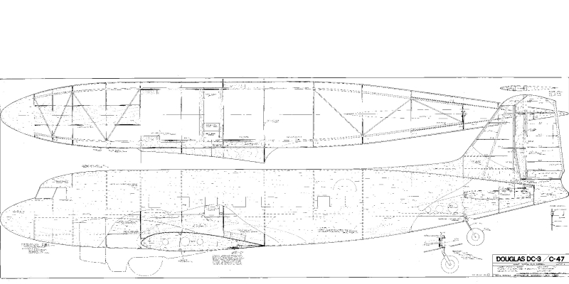 DC-3 / C-47 / Sky Train / R4D/ Dakota / 140" Wingspan – Image 7