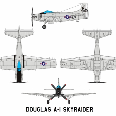 Skyraider AD/A1 - Ziroli (100" Wingspan) – Image 9