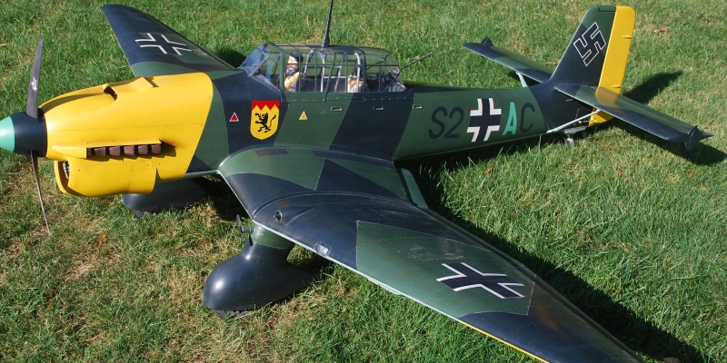 Stuka Dive Bomber JU-87 - Ziroli (100" Wingspan) – Image 2
