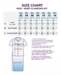 National Kit (Shirt/Sarong) for kids  – Image 5