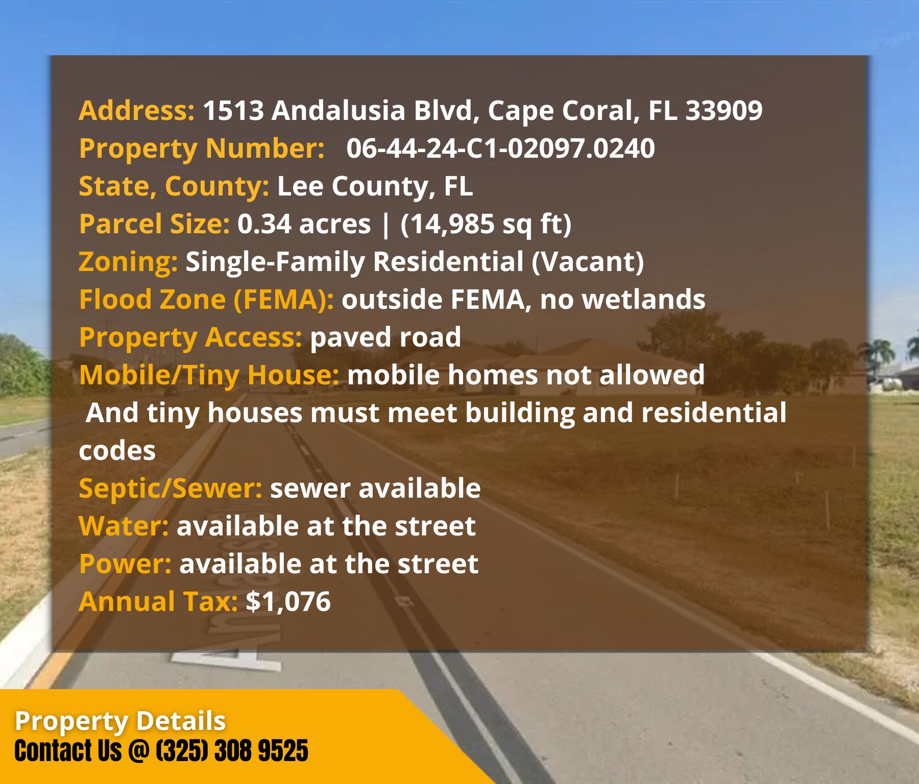Cape Coral Gem! 0.34 Acres with Utilities & Paved Road Access. Call us Now!  – Image 17