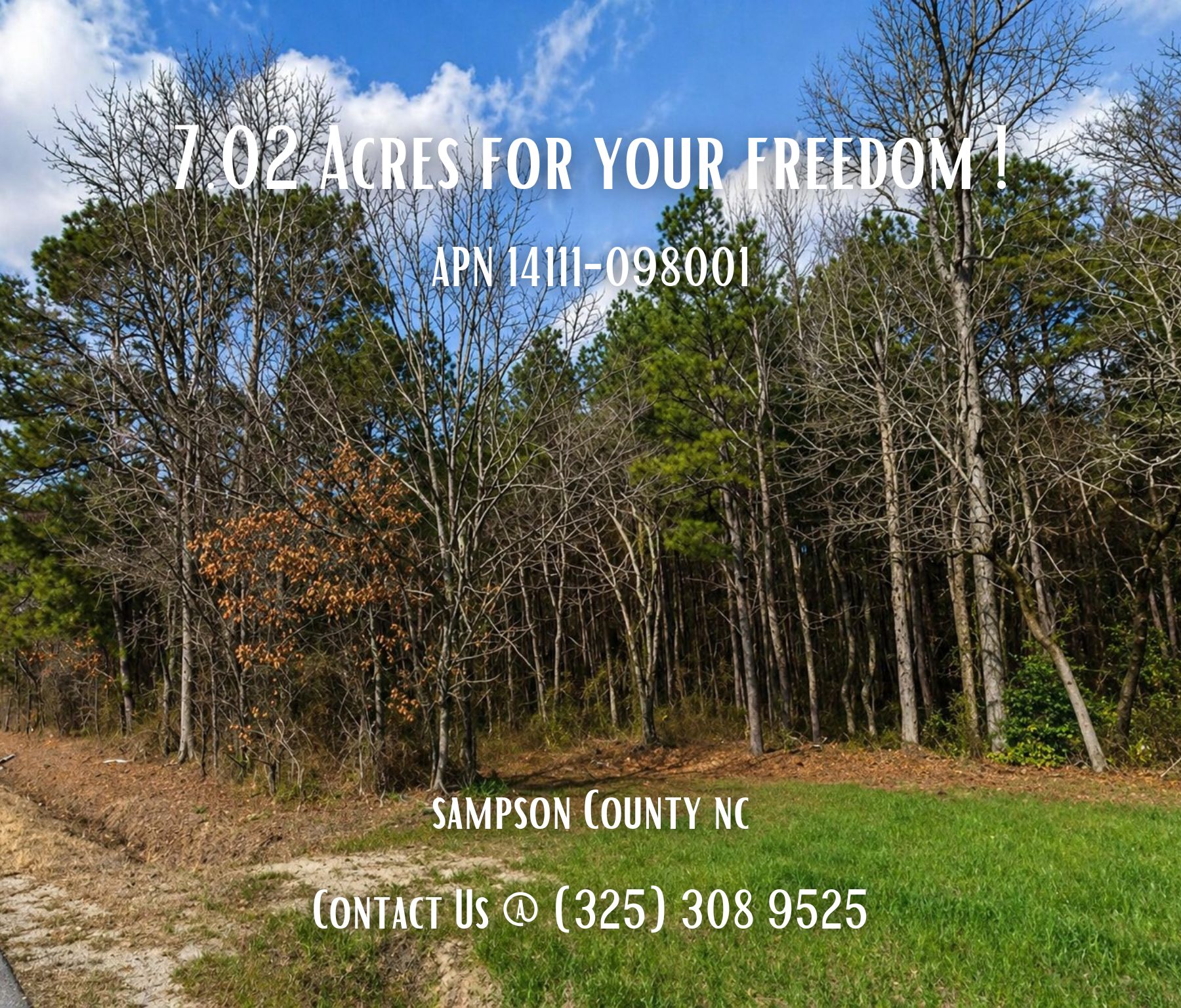 🏡 7.02 Acres on Harnett Dunn Hwy – Peaceful Living with Endless Potential Call Us Now! – Image 1