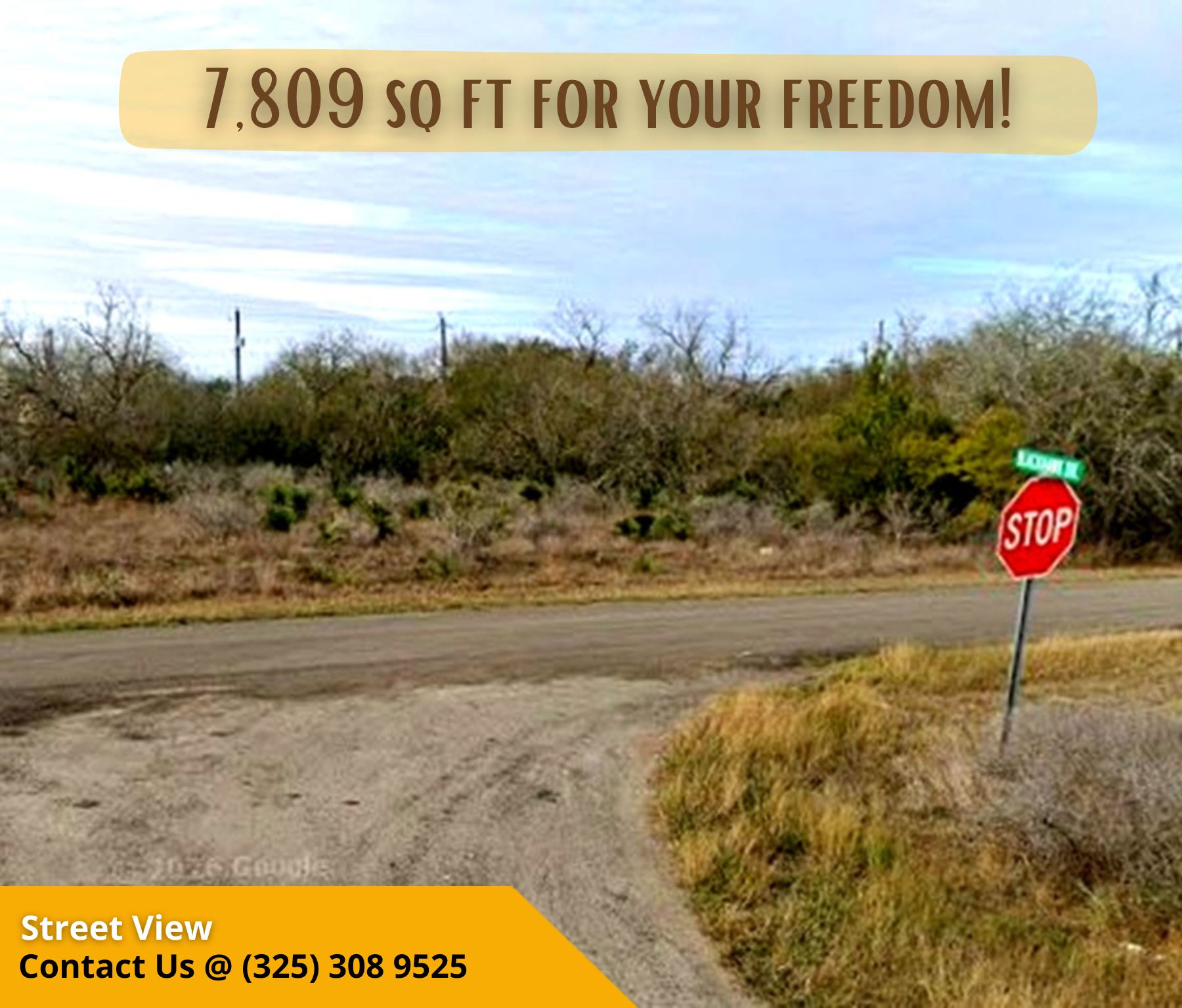 2 Side-by-Side Lots $10,900 Each – Near Lake Corpus Christi!  Contact us Now!  – Image 8