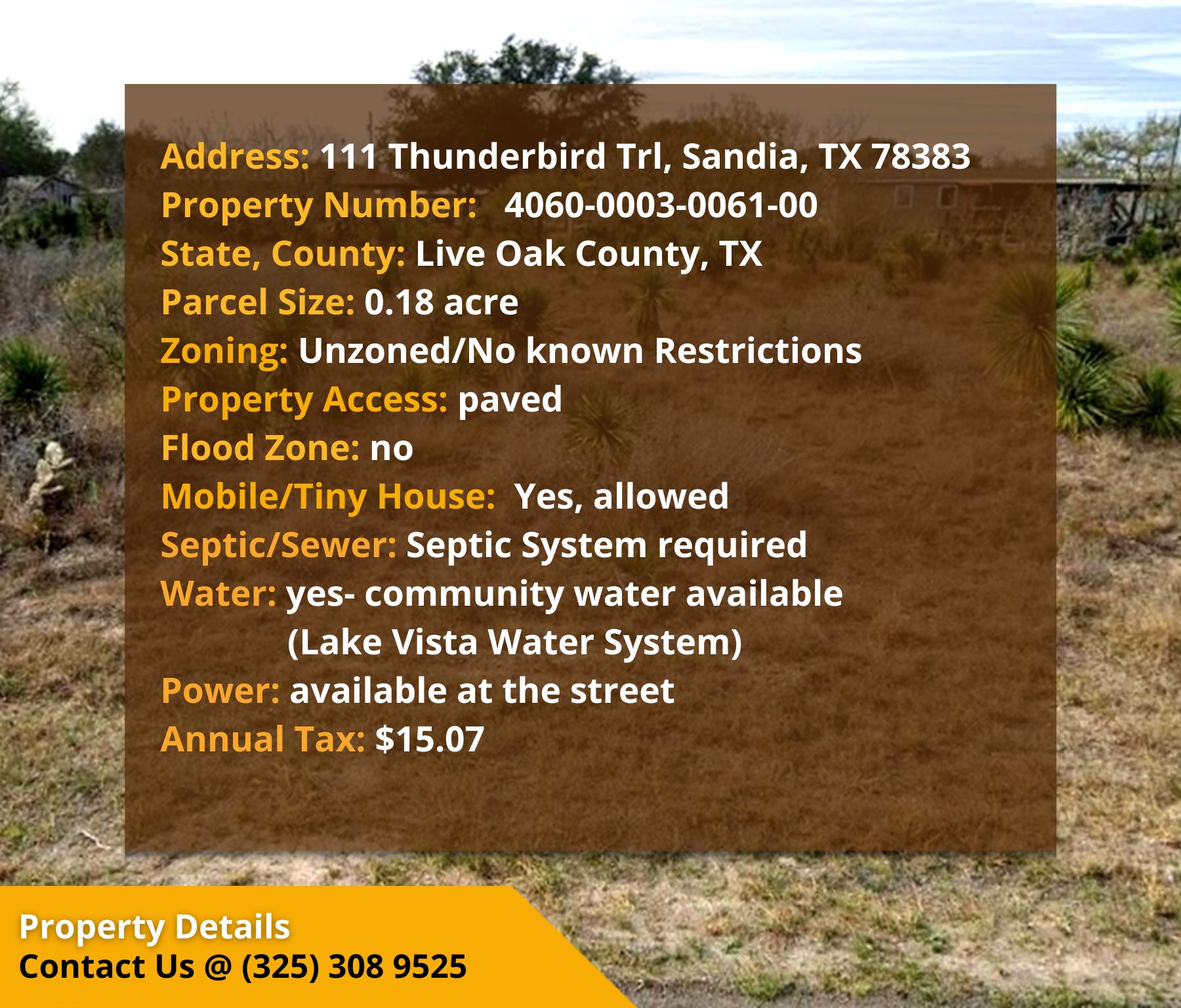 2 Side-by-Side Lots $10,900 Each – Near Lake Corpus Christi!  Contact us Now!  – Image 17