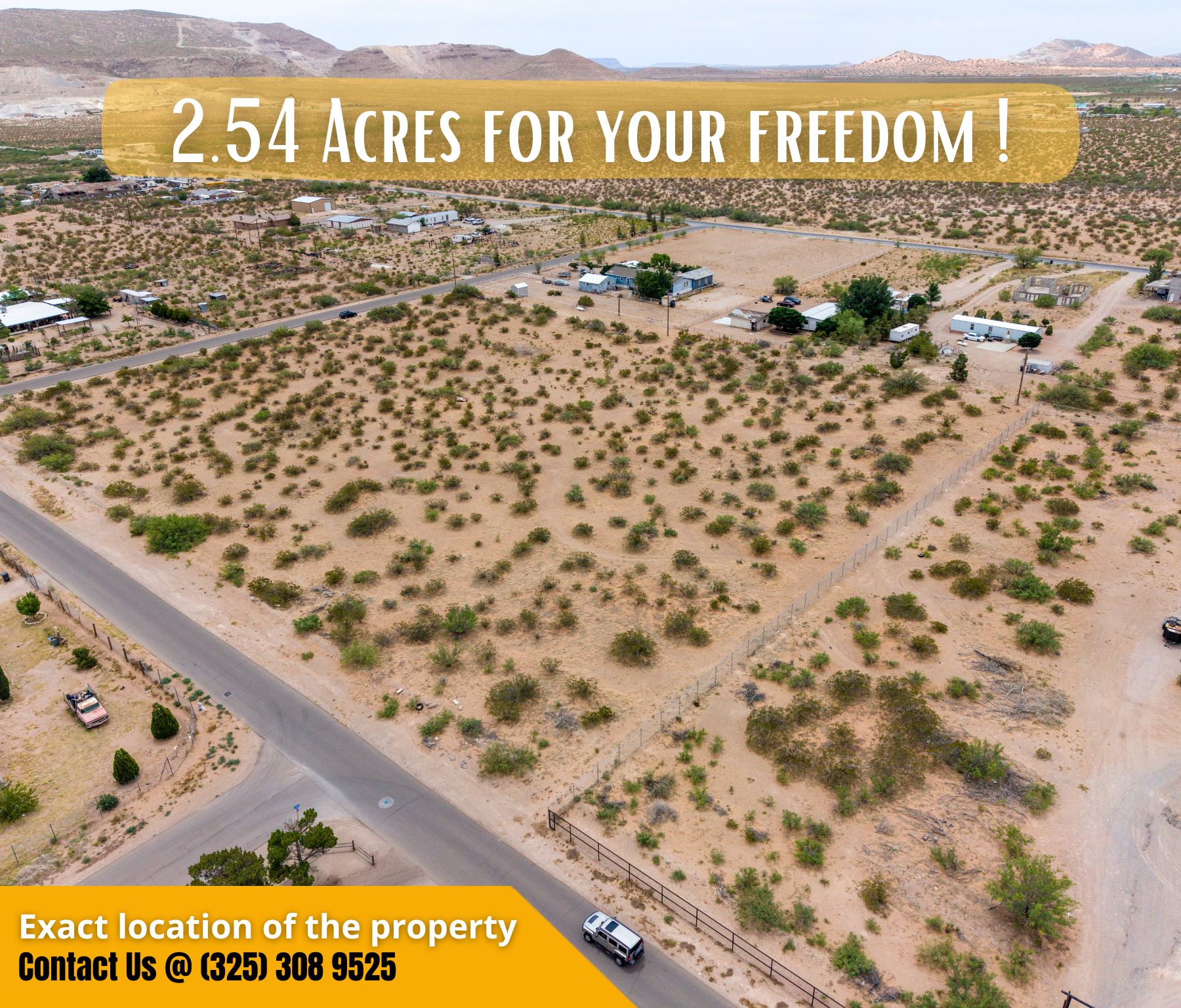 2.54 Acres of West Texas Freedom – Paved Road, $109,000 – Call Us Now!  – Image 5