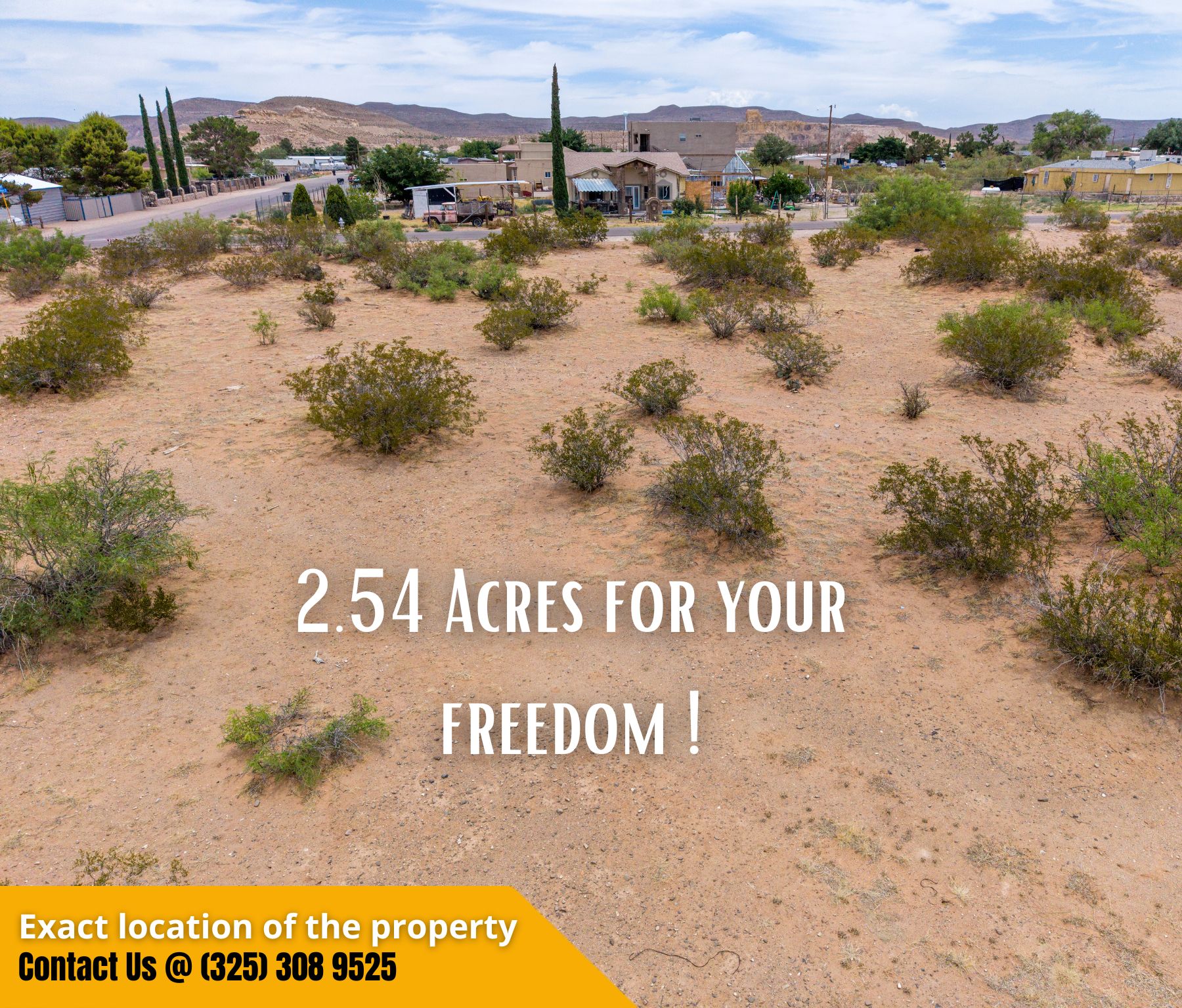 2.54 Acres of West Texas Freedom – Paved Road, $109,000 – Call Us Now!  – Image 7