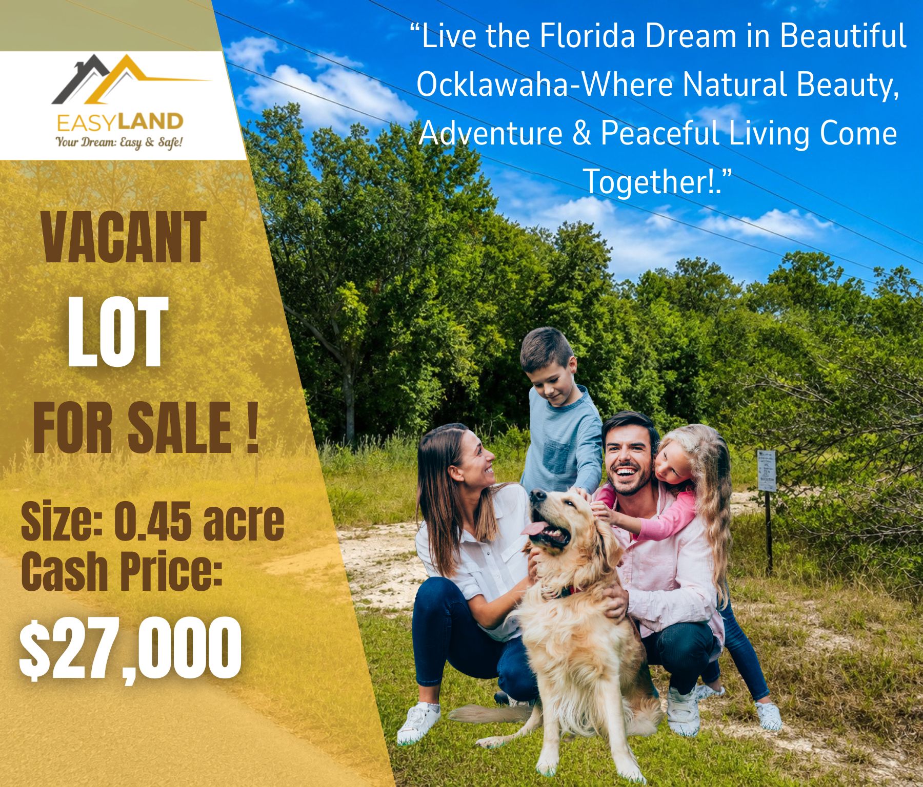 Your Florida Dream Starts Here—Own 0.45 Acres in Ocklawaha for Only $27,000! Call Us Now! – Image 2