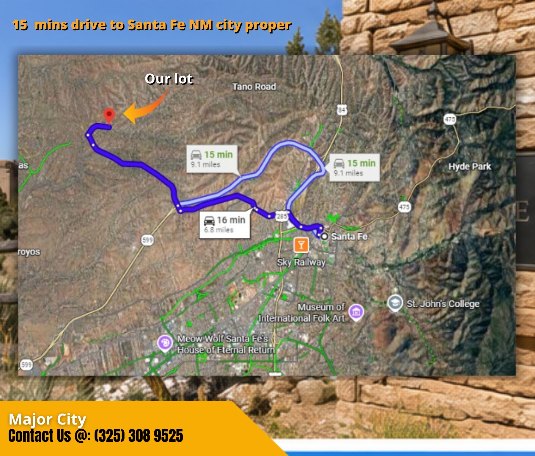Rare 2.13-Acre Corner Lot in Santa Fe with Spectacular Mountain Views! Call Us Now!  – Image 11
