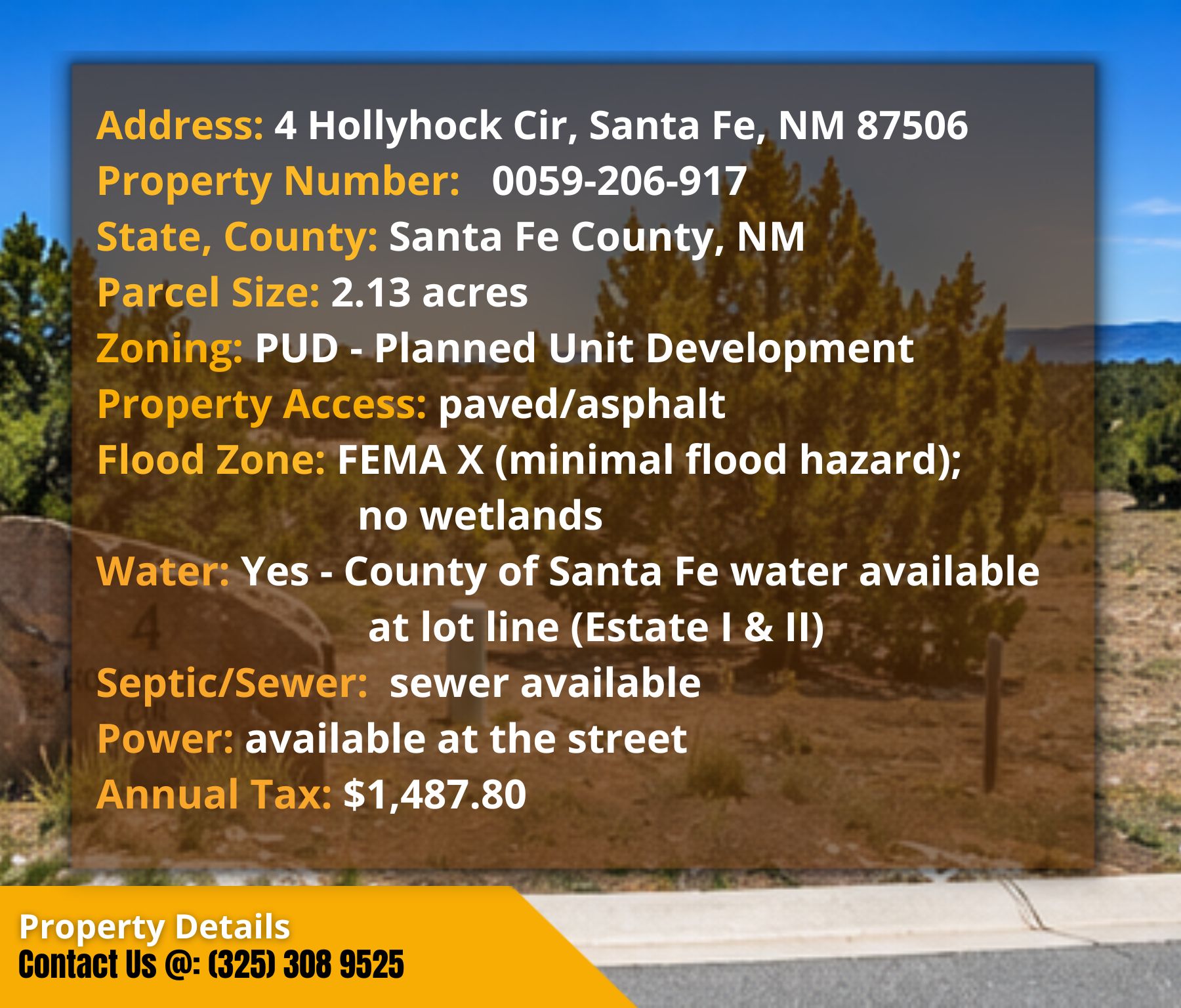 Rare 2.13-Acre Corner Lot in Santa Fe with Spectacular Mountain Views! Call Us Now!  – Image 18