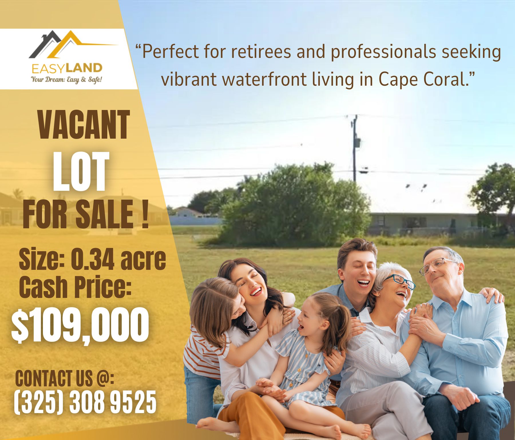 Cape Coral Gem! 0.34 Acres with Utilities & Paved Road Access. Call us Now!  – Image 2