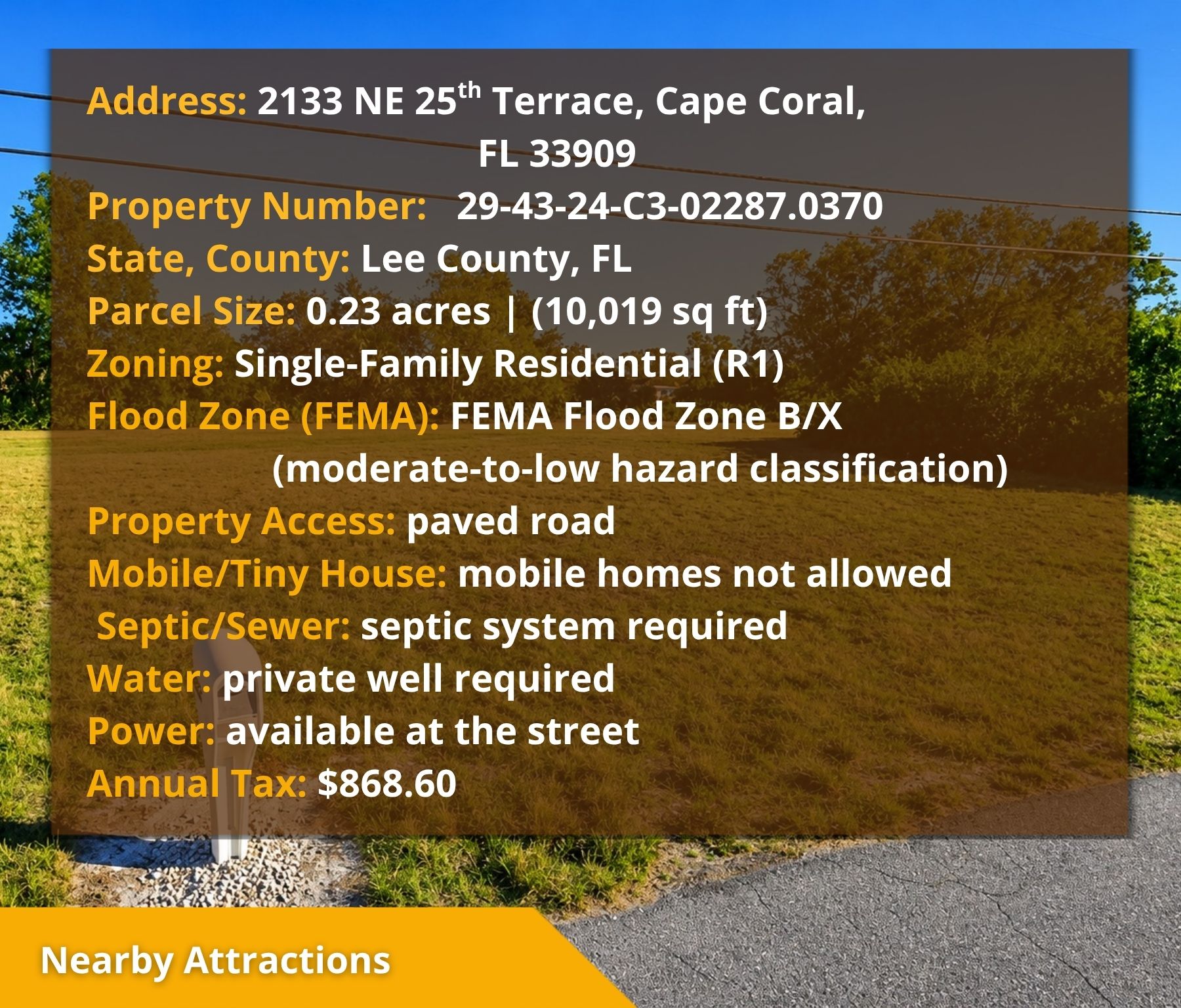 Build Your Dream Home on a Freshwater Canal Lot in Cape Coral! Only $29,900 • Seller Financing Available! – Image 16
