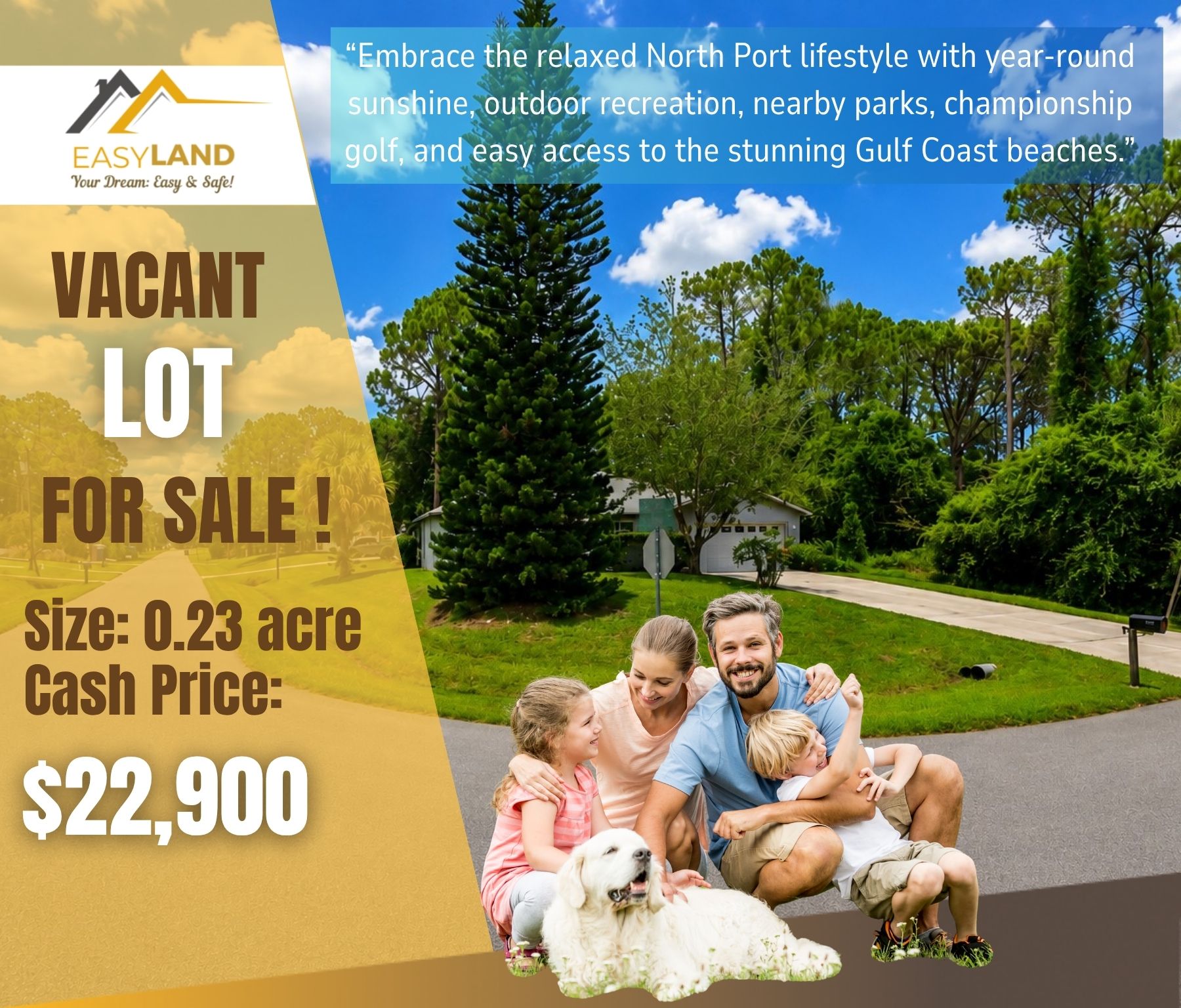 🌴 Build Your Florida Dream in Growing North Port! 0.23 Acres | Belladonna Ave, North Port, FL 34286 – Image 2