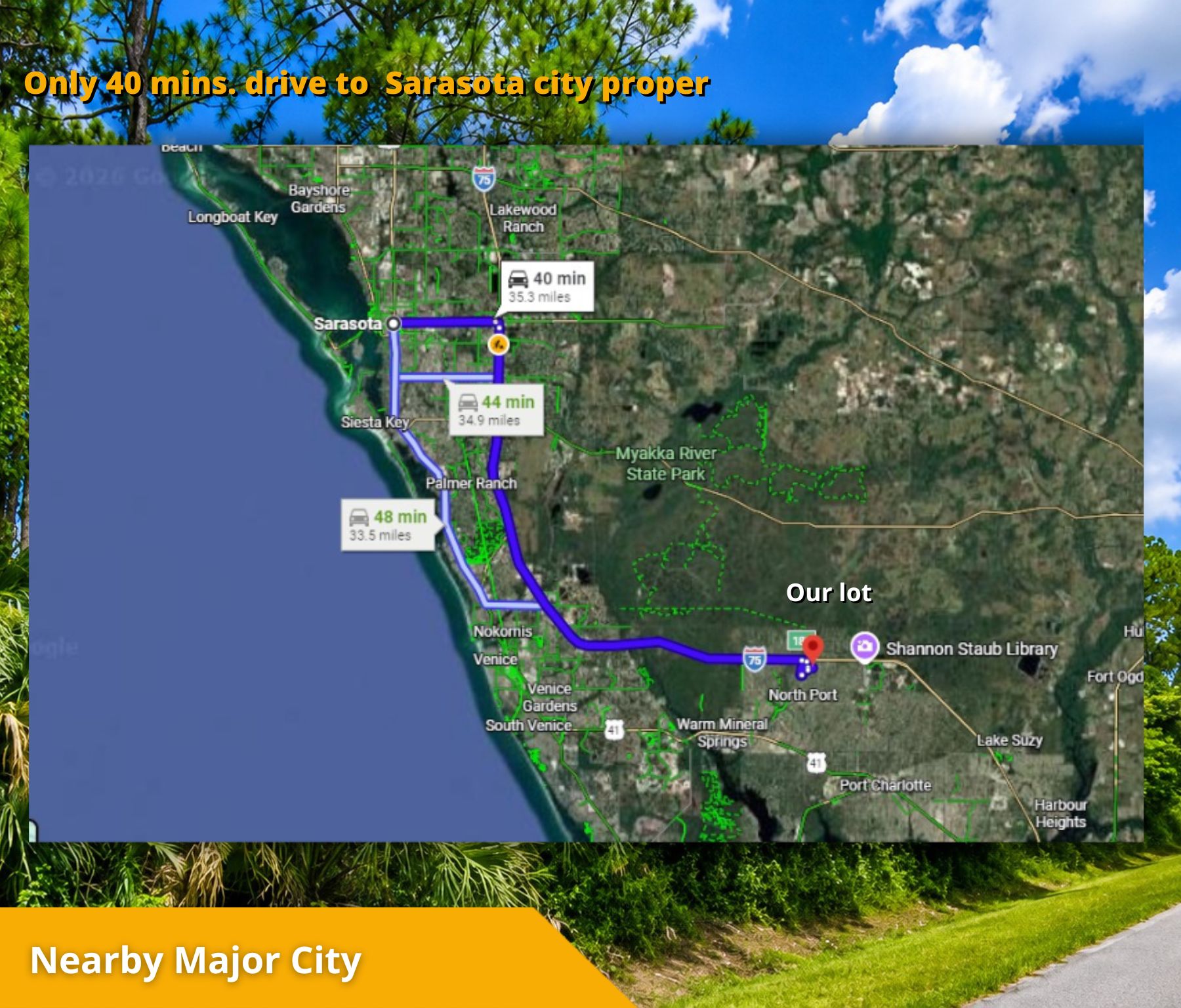 🌴 Build Your Florida Dream in Growing North Port! 0.23 Acres | Belladonna Ave, North Port, FL 34286 – Image 10