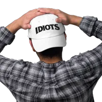IDIOTS Cap White – Image 2