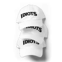 IDIOTS Cap White – Image 4