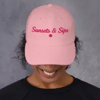 Sunsets & Sips Cap – Image 5
