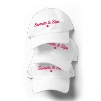 Sunsets & Sips Cap – Image 4