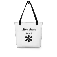 Lifes Short Tote bag – Image 4