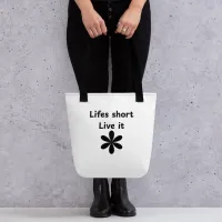 Lifes Short Tote bag – Image 3