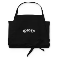Embroidered IDIOTS Apron – Image 3