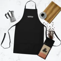 Embroidered IDIOTS Apron – Image 1