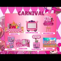 Carnival Birthday Templates – Image 1