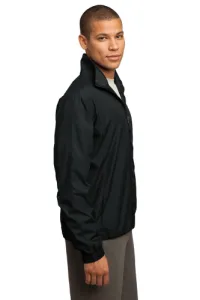 2.5" W Embroidery- Sport-Tek Full-Zip Wind Jacket – Image 2