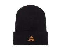 2.5" W Embroidery YP Classics - Cuffed Beanie (WholesomeCo logo only) – Black