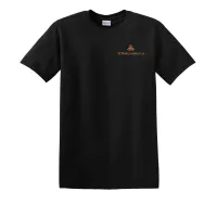 2.5" W  Embroidery - Gildan Heavy Cotton 100% Cotton T-Shirt – S, Black