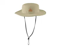 2.5" W Embroidery- Port Authority Outdoor Wide-Brim Hat – Stone, LXL