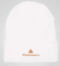2.5 " Embroidery - YP Classics - Cuffed Beanie – White